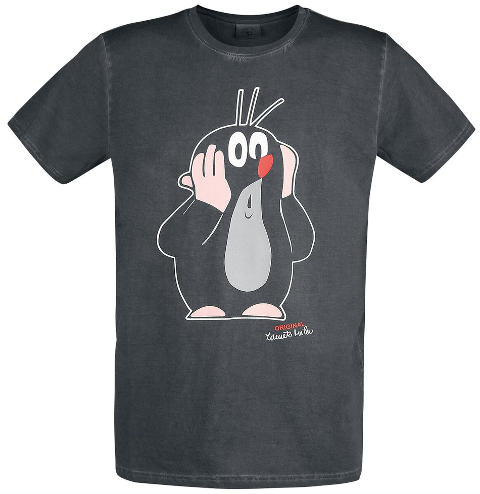 T-Shirt Manches courtes  de The Little Mole - Oh Oh! - S à 5XL - pour Homme - noir - The Little Mole