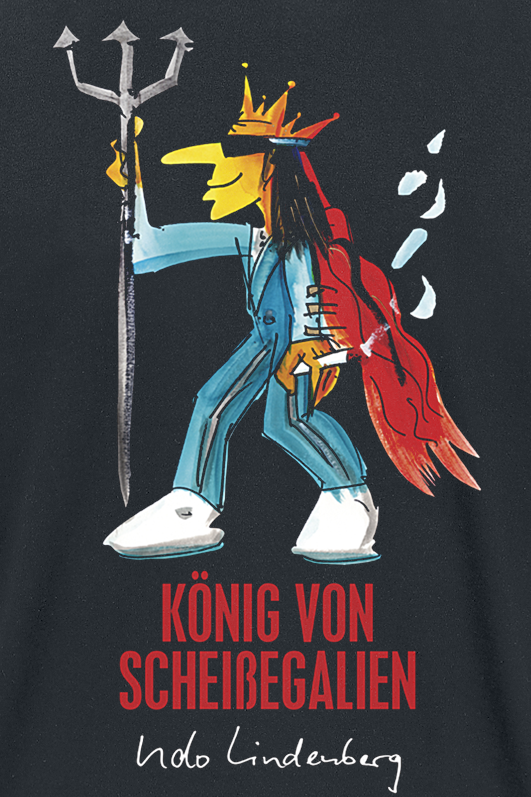 T-Shirt Manches courtes  de Udo Lindenberg - König T-Shirt - M à XL - pour Homme - noir - Udo Lindenberg - View 2