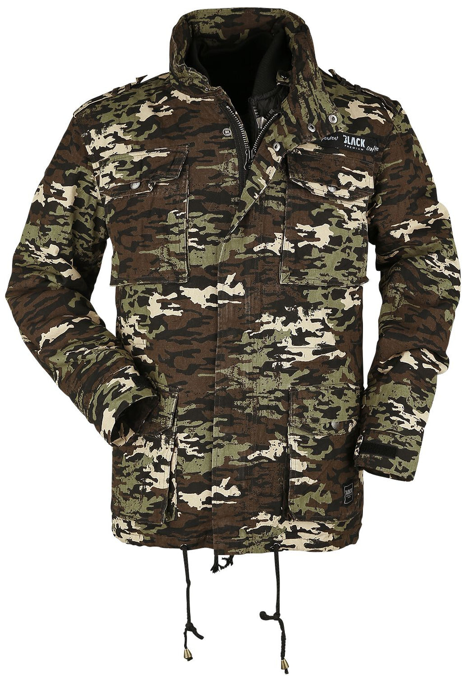 Veste d'hiver  de Black Premium by EMP - Veste Army Vintage - S à XL - pour Homme - camouflage sombre - Black Premium by EMP