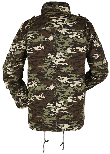 Veste d'hiver  de Black Premium by EMP - Veste Army Vintage - S à XL - pour Homme - camouflage sombre - Black Premium by EMP - View 2