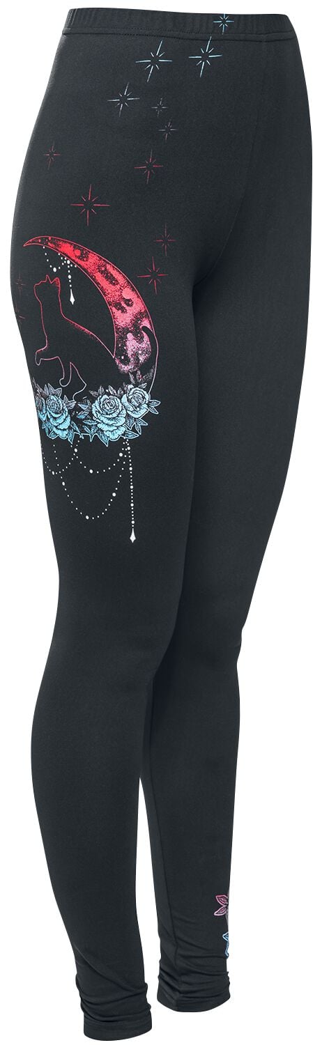 Legging  de Full Volume by EMP - Leggings Avec Imprimés - XS à L - pour Femme - noir - Full Volume by EMP
