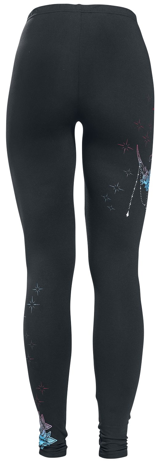 Legging  de Full Volume by EMP - Leggings Avec Imprimés - XS à XXL - pour Femme - noir - Full Volume by EMP - View 2