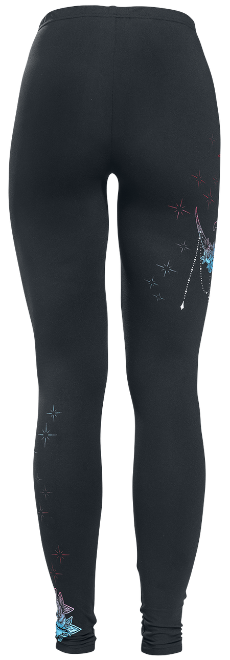 Legging  de Full Volume by EMP - Leggings Avec Imprimés - XS à L - pour Femme - noir - Full Volume by EMP - View 2