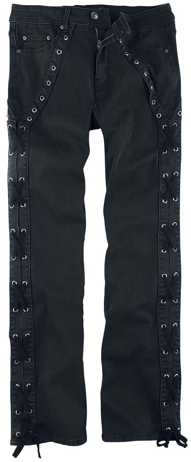 Jean Gothic de Gothicana by EMP - Pete - W30L32 à W40L34 - pour Homme - noir - Gothicana by EMP