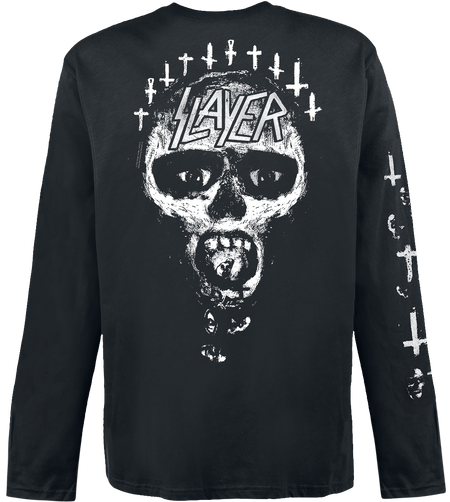 T-shirt manches longues  de Slayer - Seasons In The Abyss - S à XXL - pour Homme - noir - Slayer - View 2
