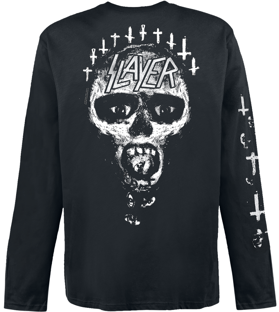 T-shirt manches longues de Slayer - Seasons In The Abyss - S à XXL - pour Homme - noir - Slayer - View 2
