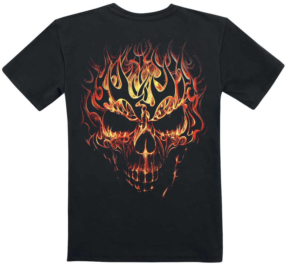 T-shirt  de Spiral - Enfants - Skull Blast - 116/122 à 176 - pour garçons - noir - Spiral - View 2
