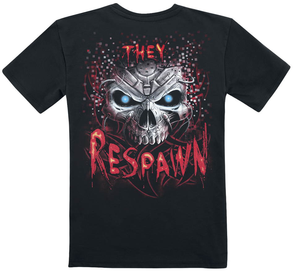 T-shirt  de Spiral - Enfants - Respawn - 116/122 à 176 - pour garçons - noir - Spiral - View 2
