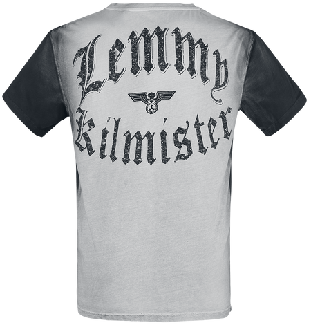T-Shirt Manches courtes  de Lemmy - Kilmister Side - S à XXL - pour Homme - blanc cassé/gris - Lemmy - View 2