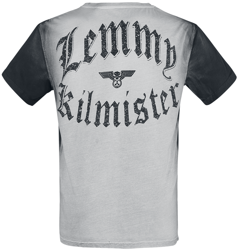 T-Shirt Manches courtes  de Lemmy - Kilmister Side - S à XXL - pour Homme - blanc cassé/gris - Lemmy - View 2