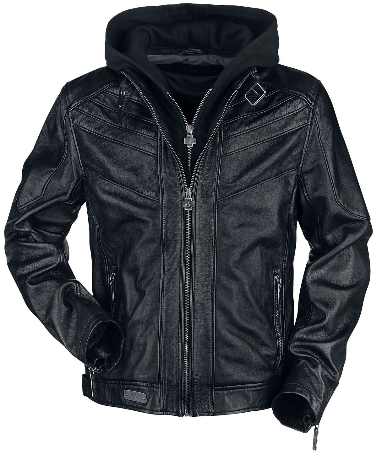 Veste en cuir  de Rammstein - Logo - S à 5XL - pour Homme - noir - Rammstein