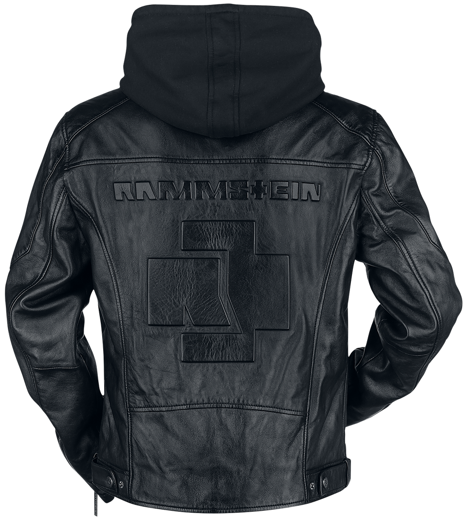Veste en cuir  de Rammstein - Logo - S à 5XL - pour Homme - noir - Rammstein - View 2