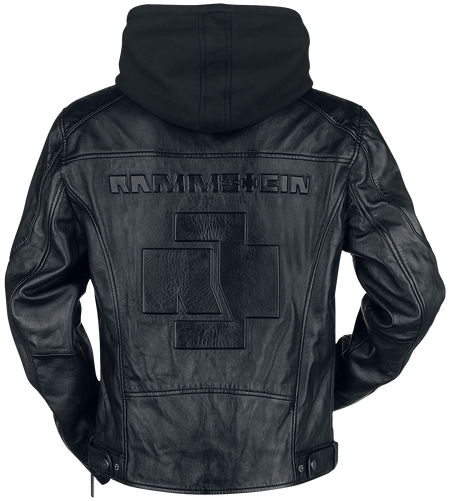 Veste en cuir  de Rammstein - Logo - S à 5XL - pour Homme - noir - Rammstein - View 2