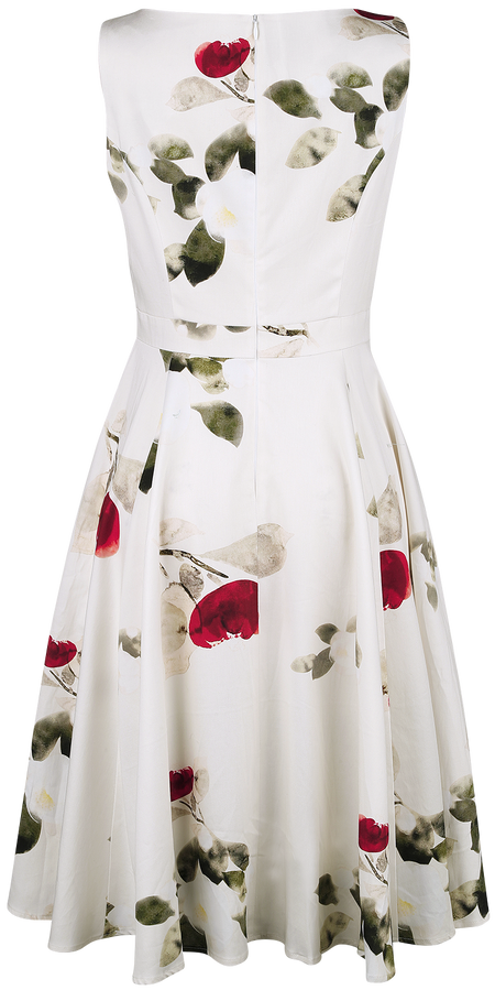 Robe mi-longue Rockabilly de H&R London - Robe Swing Maeva - XS à XXL - pour Femme - multicolore - H&R London - View 2