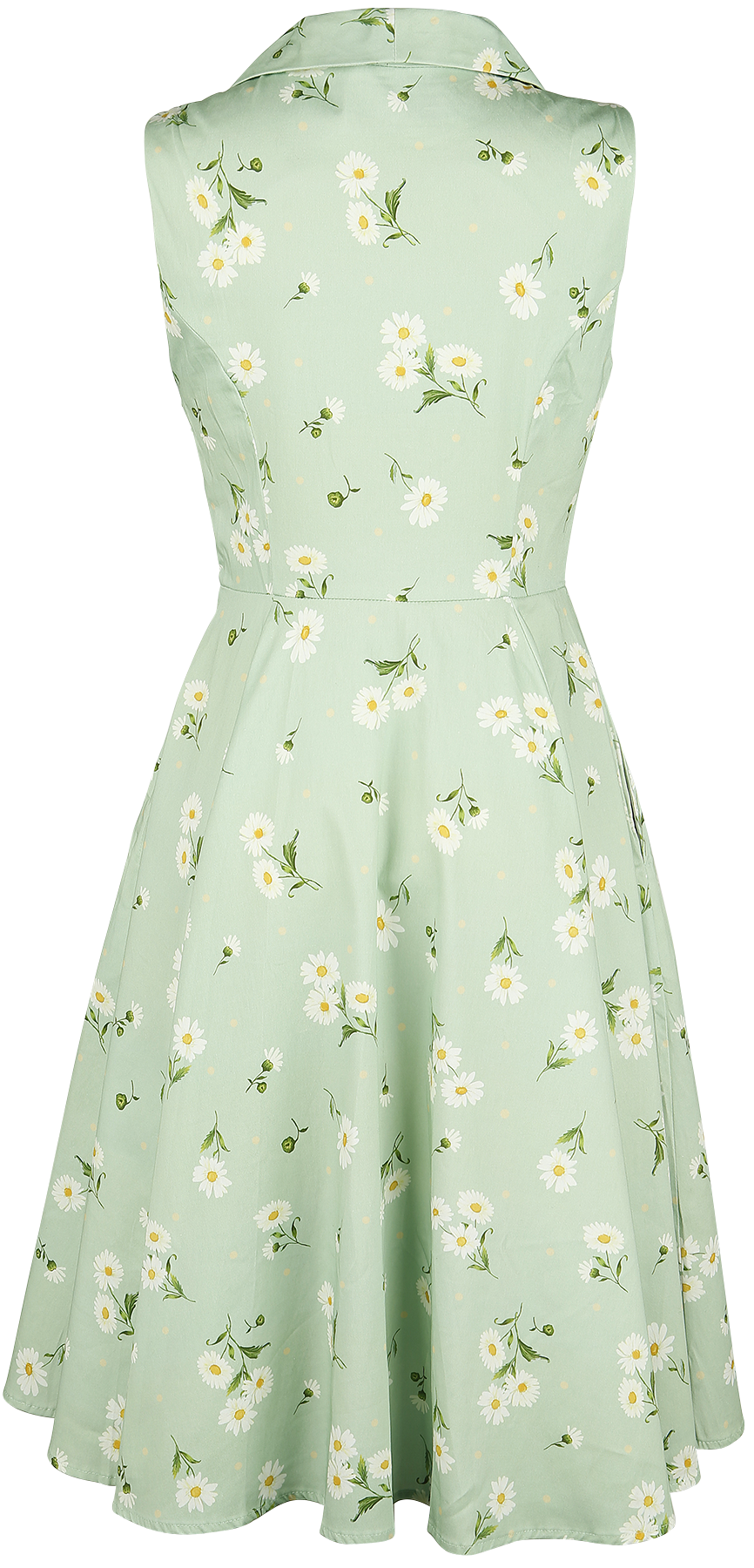 Robe mi-longue Rockabilly de H&R London - Robe Swing Timea - XS à 6XL - pour Femme - menthe - H&R London - View 2
