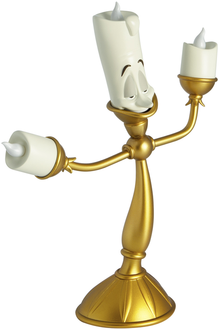 Lampe Disney de La Belle Et La Bête - Lampe Lumière - pour Unisexe - couleur or - La Belle Et La Bête - View 2