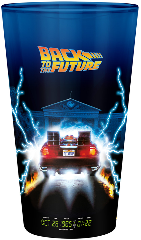 Verre  de Retour Vers Le Futur - Delorean - pour Indifférent - multicolore - Retour Vers Le Futur - View 2