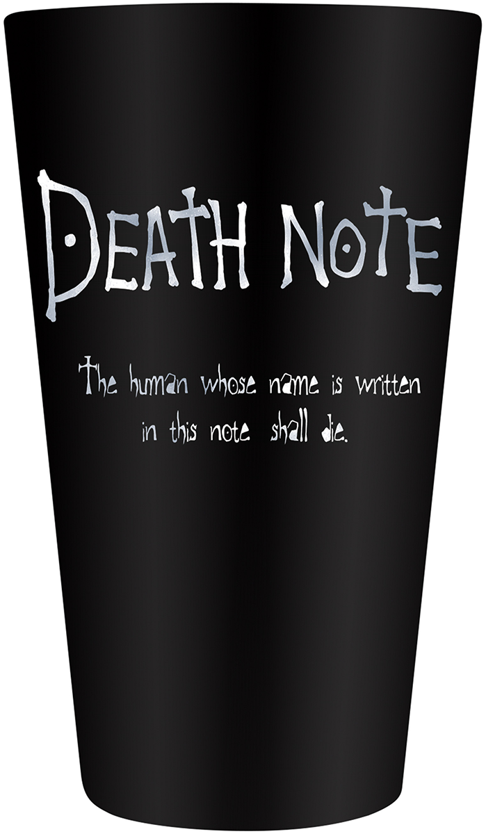 Verre  de Death Note - Ryuk - pour Indifférent - noir/blanc - Death Note - View 2