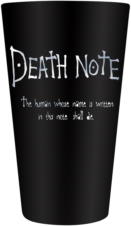 Verre  de Death Note - Ryuk - pour Indifférent - noir/blanc - Death Note - View 2