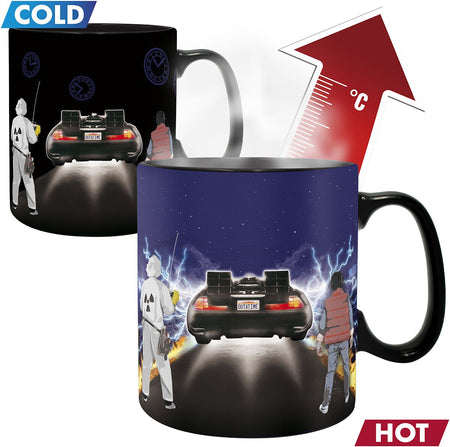 Mug  de Retour Vers Le Futur - Machine À Remonter Le Temps - Mug Thermo-Réactif - pour Unisexe - multicolore - Retour Vers Le Futur
