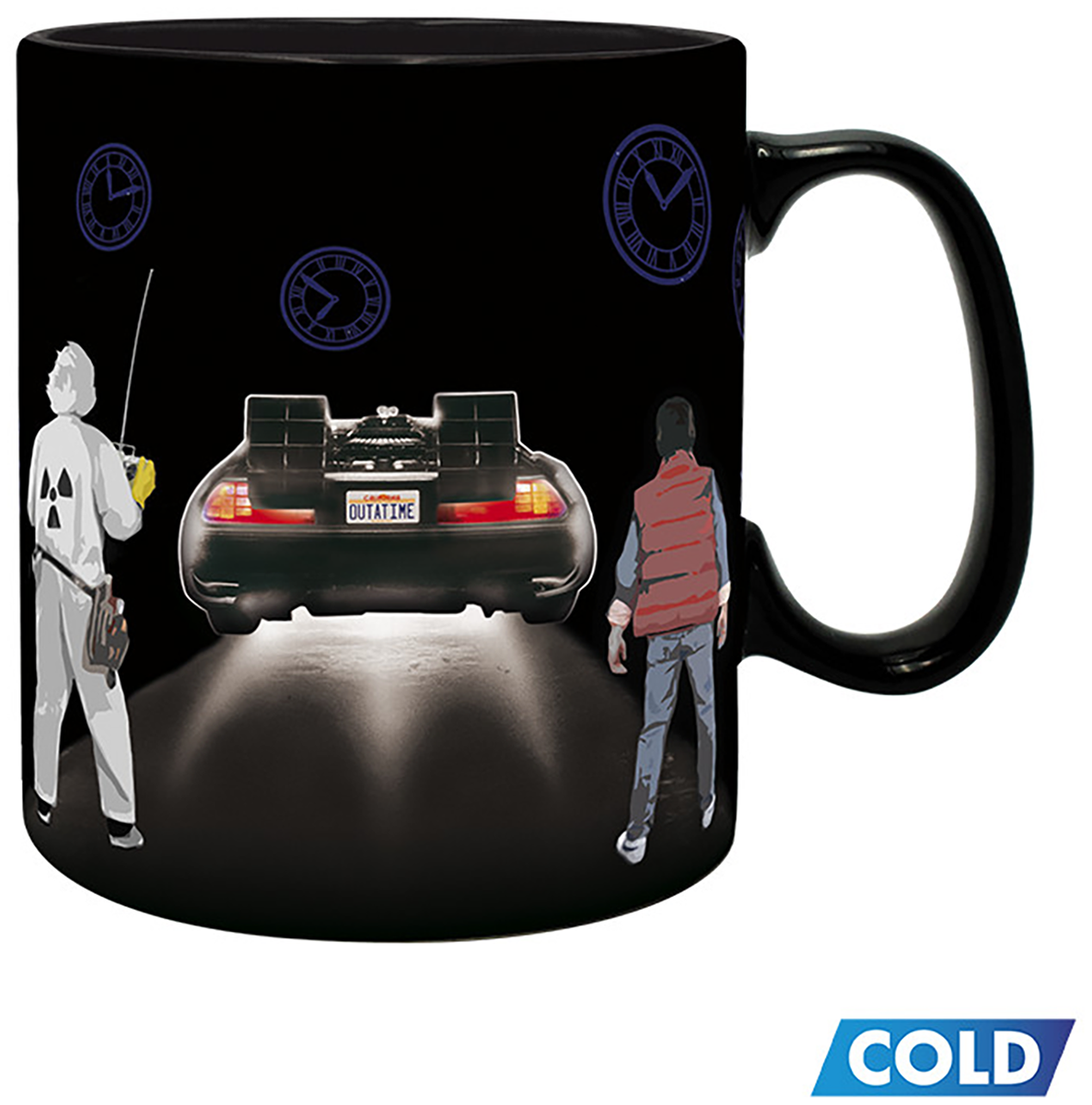 Mug  de Retour Vers Le Futur - Machine À Remonter Le Temps - Mug Thermo-Réactif - pour Unisexe - multicolore - Retour Vers Le Futur - View 2
