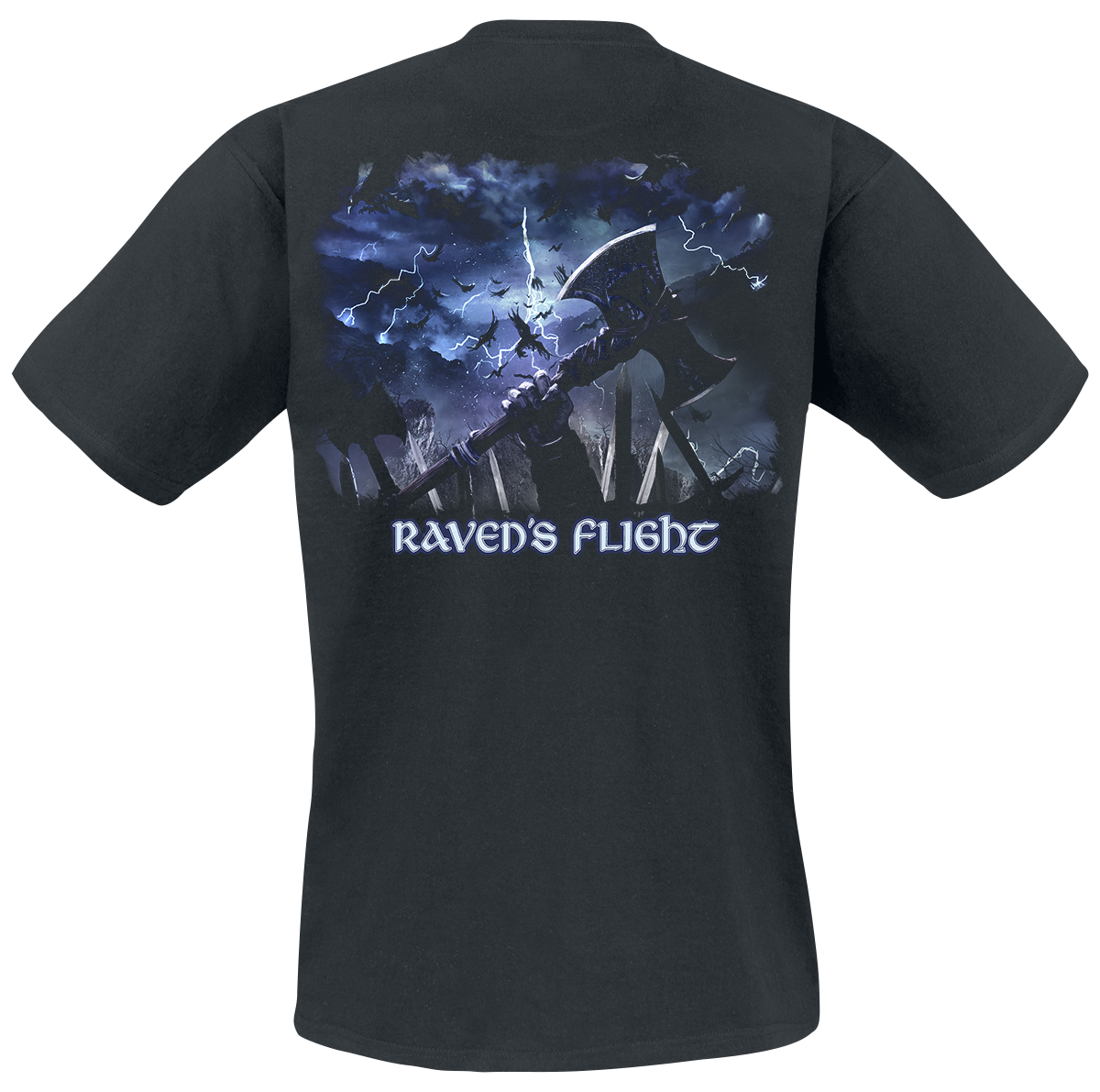 T-Shirt Manches courtes  de Amon Amarth - Ravens Flight - S à 4XL - pour Homme - noir - Amon Amarth - View 2