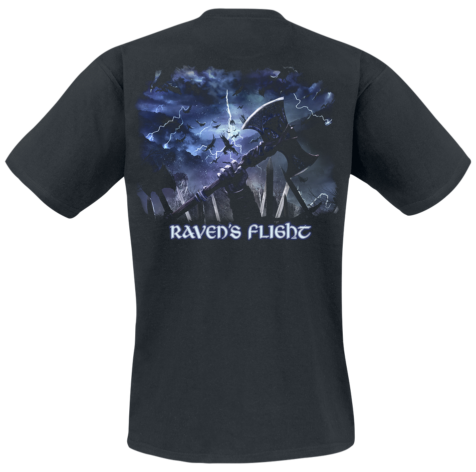 T-Shirt Manches courtes  de Amon Amarth - Ravens Flight - S à 4XL - pour Homme - noir - Amon Amarth - View 2