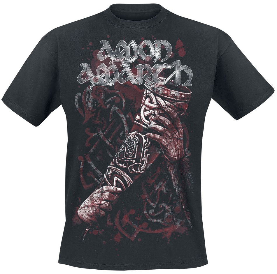 T-Shirt Manches courtes  de Amon Amarth - Raise Your Horns - S à 5XL - pour Homme - noir - Amon Amarth