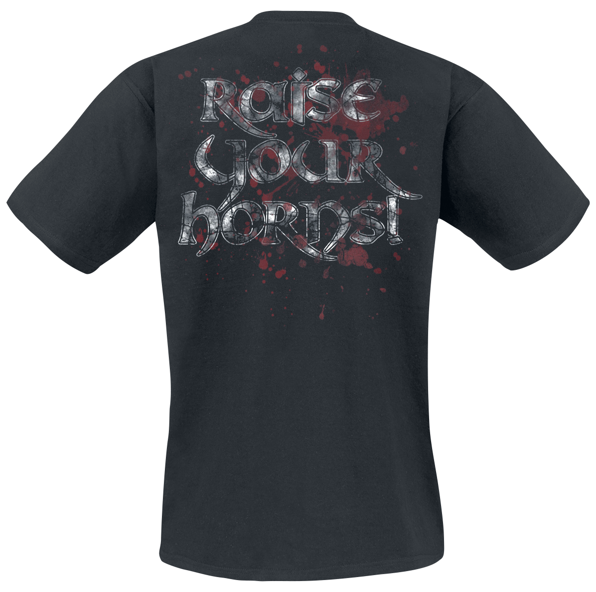 T-Shirt Manches courtes  de Amon Amarth - Raise Your Horns - S à 5XL - pour Homme - noir - Amon Amarth - View 2