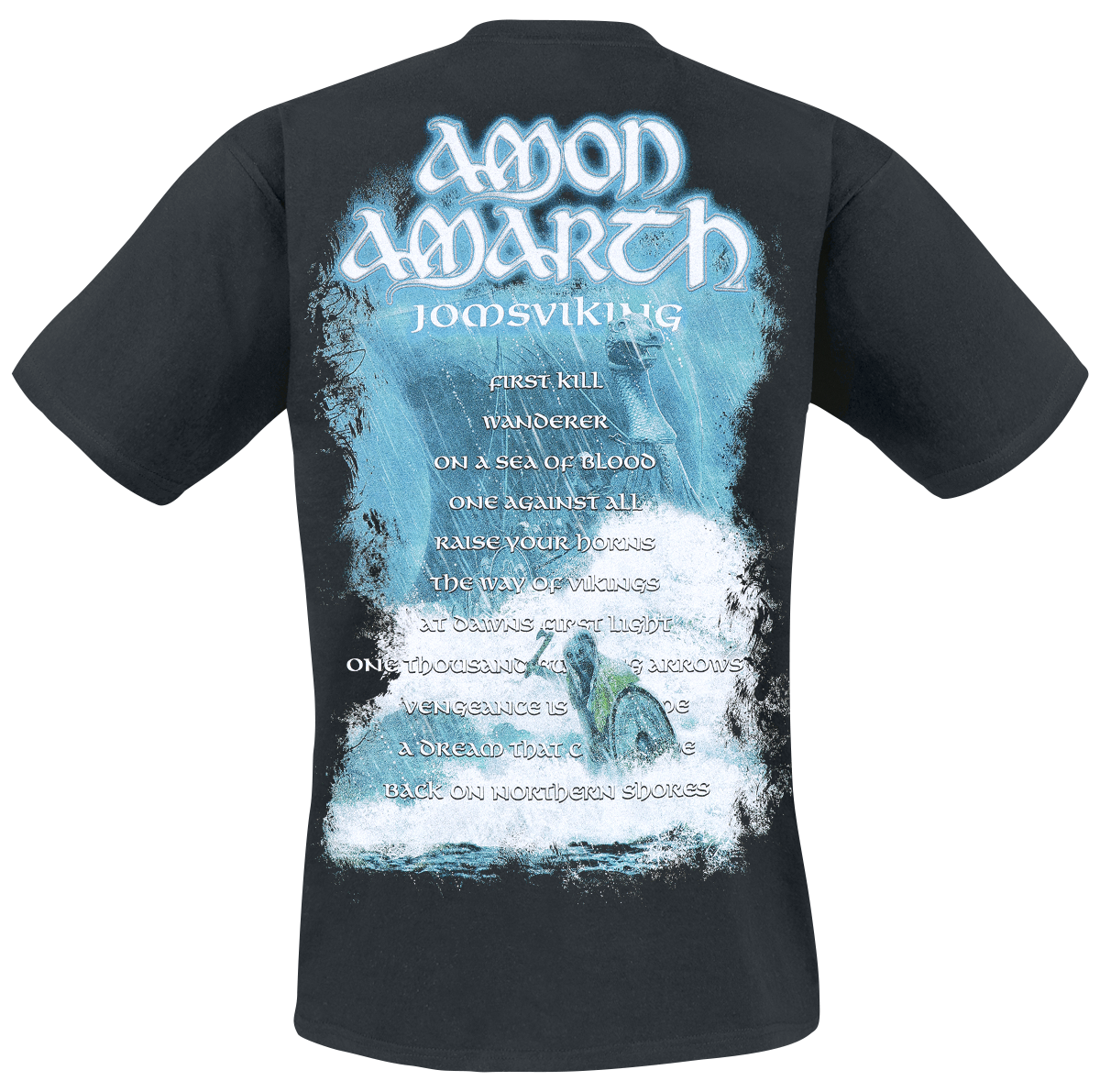 T-Shirt Manches courtes  de Amon Amarth - Jomsviking - S à 5XL - pour Homme - noir - Amon Amarth - View 2