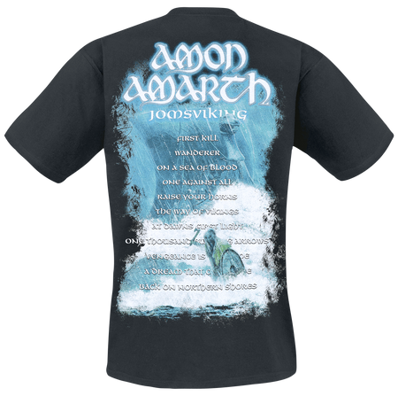 T-Shirt Manches courtes  de Amon Amarth - Jomsviking - S à 5XL - pour Homme - noir - Amon Amarth - View 2