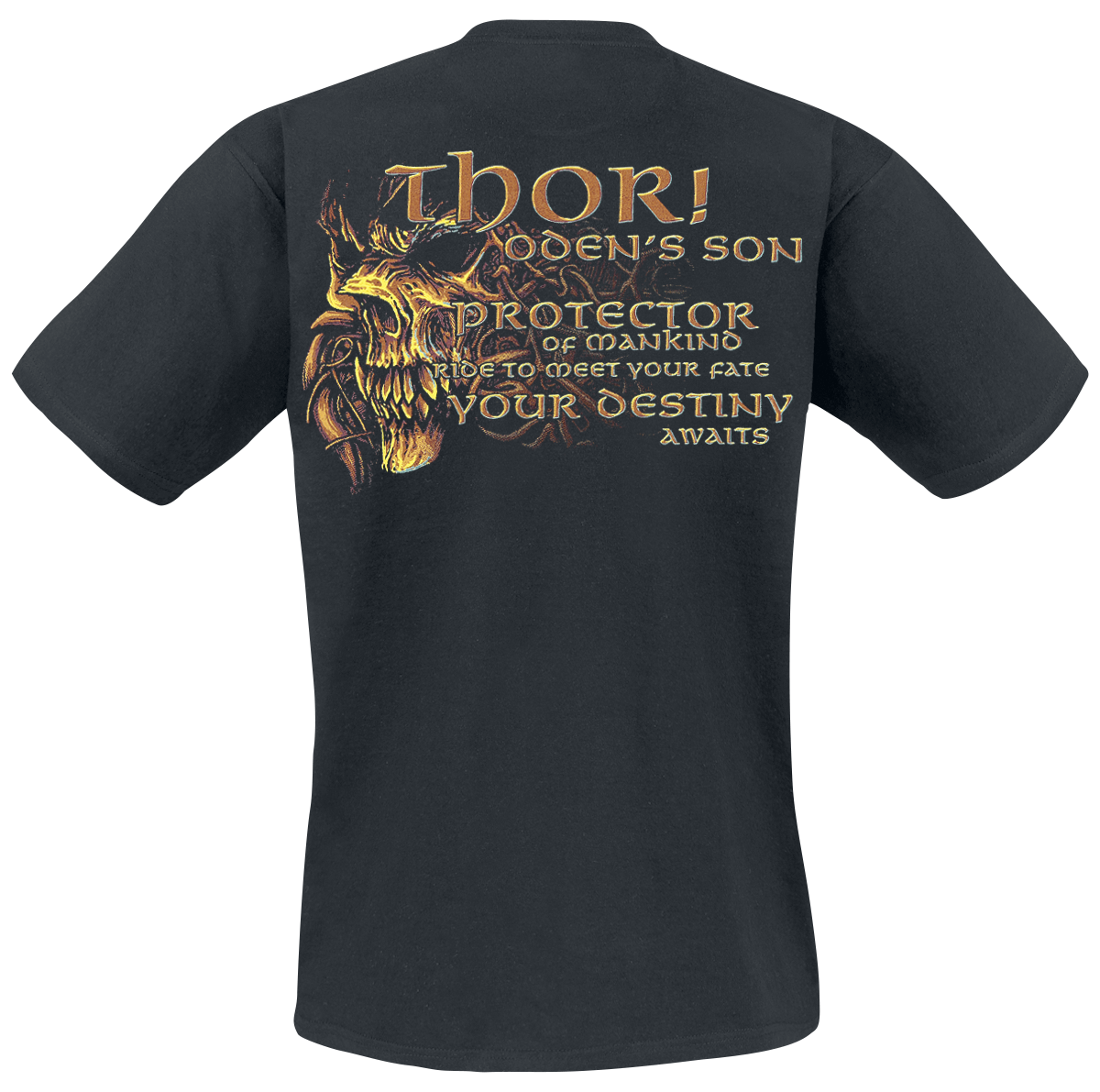 T-Shirt Manches courtes  de Amon Amarth - Thor - S à 3XL - pour Homme - noir - Amon Amarth - View 2