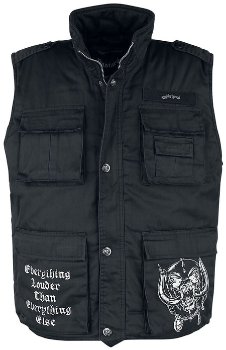 Veste  de Motörhead - Brandit Bastards - Ranger Vest - S à 5XL - pour Homme - noir - Motörhead