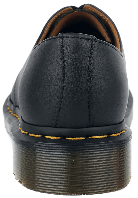Chaussures à lacets Rockabilly de Dr. Martens - 1461 Black Nappa - EU37 à EU46 - pour Unisexe - noir - Dr. Martens - View 2