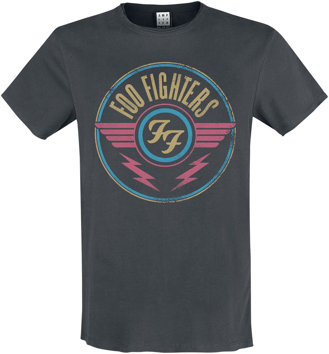 T-Shirt Manches courtes  de Foo Fighters - Amplified Collection - Air - XS à XXL - pour Homme - anthracite - Foo Fighters