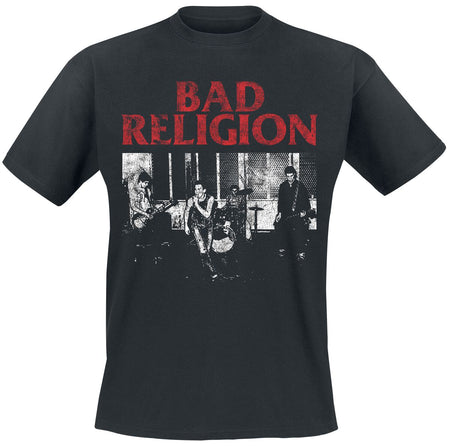 T-Shirt Manches courtes  de Bad Religion - Live 1980 - S à XXL - pour Homme - noir - Bad Religion