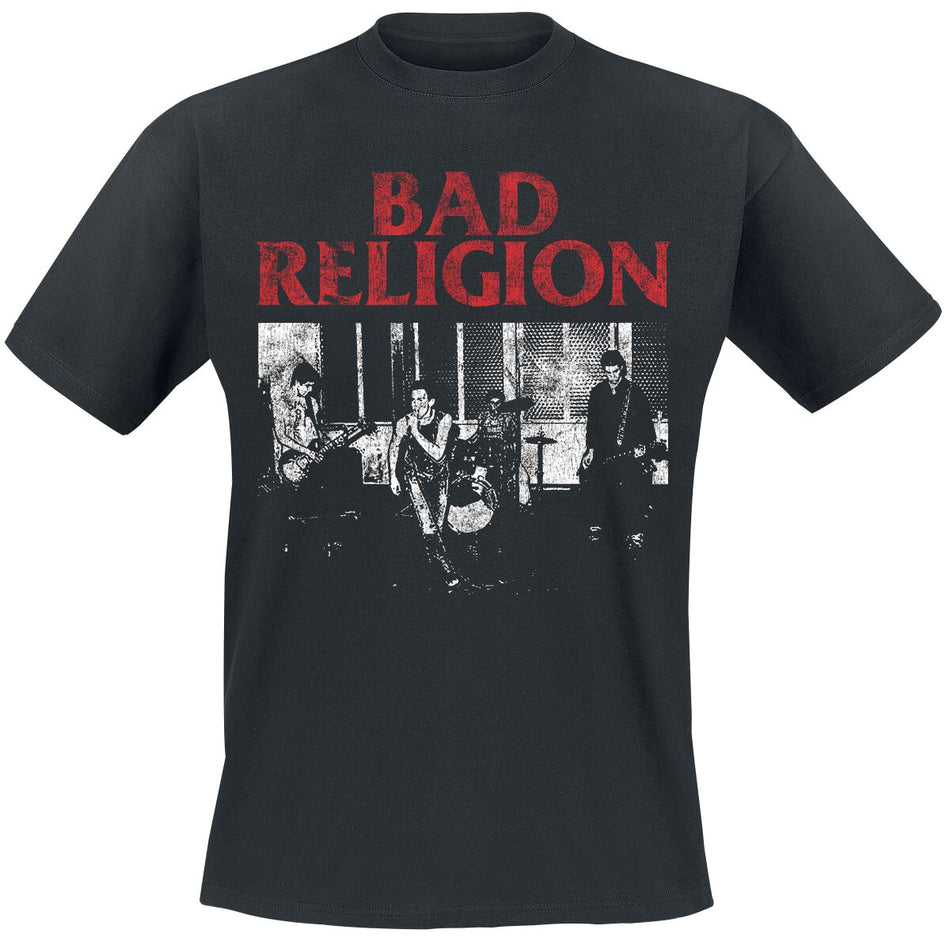 T-Shirt Manches courtes  de Bad Religion - Live 1980 - S à XXL - pour Homme - noir - Bad Religion