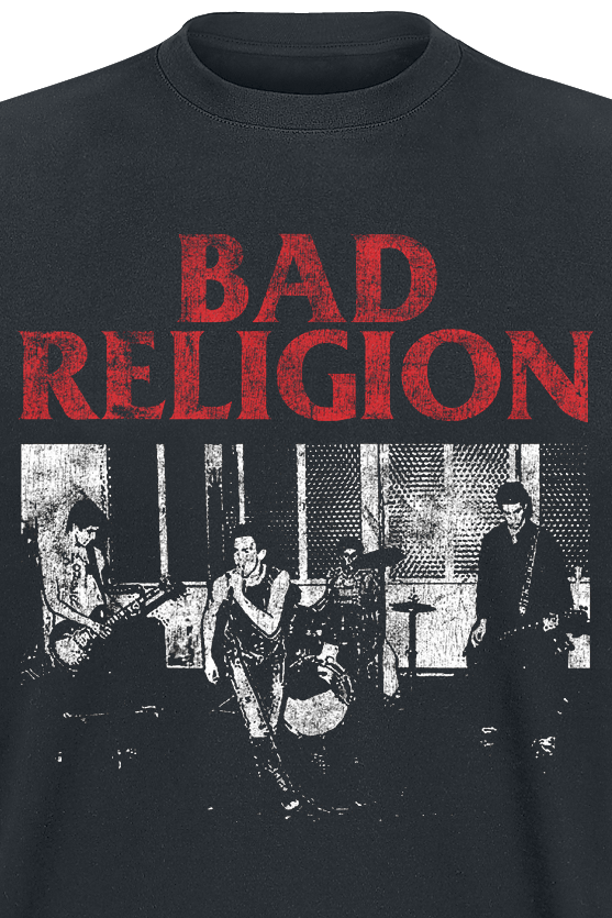 T-Shirt Manches courtes  de Bad Religion - Live 1980 - S à XXL - pour Homme - noir - Bad Religion - View 2