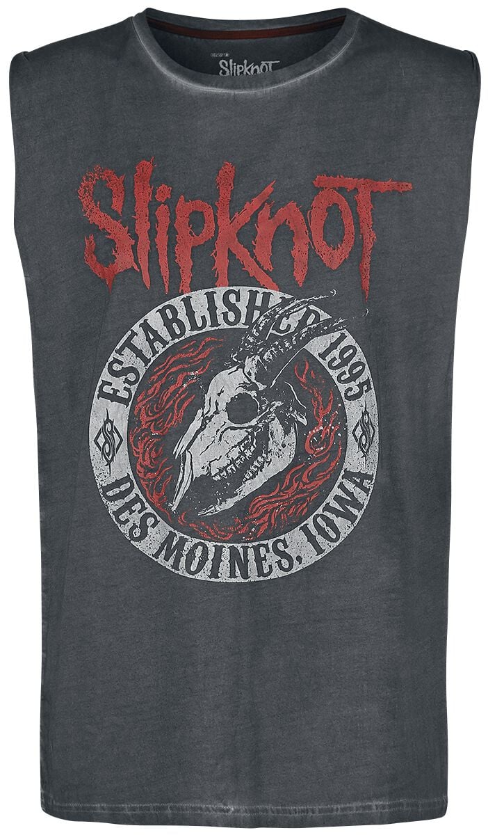 Débardeur de Slipknot - EMP Signature Collection - M à 3XL - pour Homme - gris - Slipknot