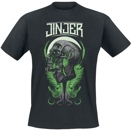 T-Shirt Manches courtes  de Jinjer - Retrospection - S à XXL - pour Homme - noir - Jinjer