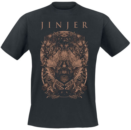 T-Shirt Manches courtes  de Jinjer - Noah's Flowers - S à XXL - pour Homme - noir - Jinjer