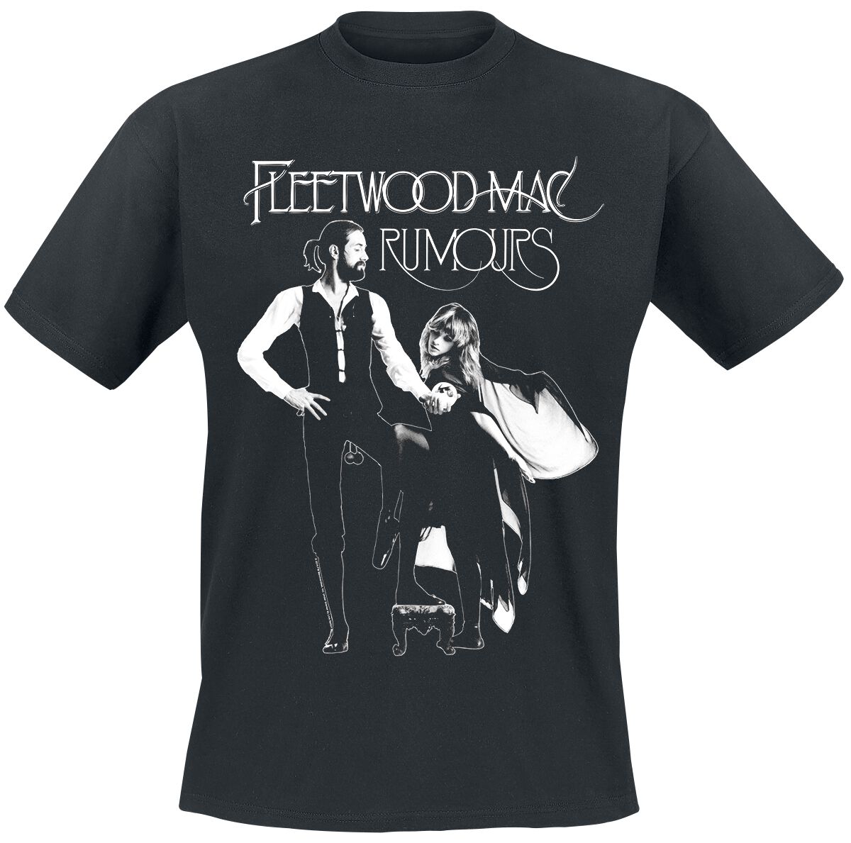 T-Shirt Manches courtes  de Fleetwood Mac - Rumours - S à XXL - pour Homme - noir - Fleetwood Mac
