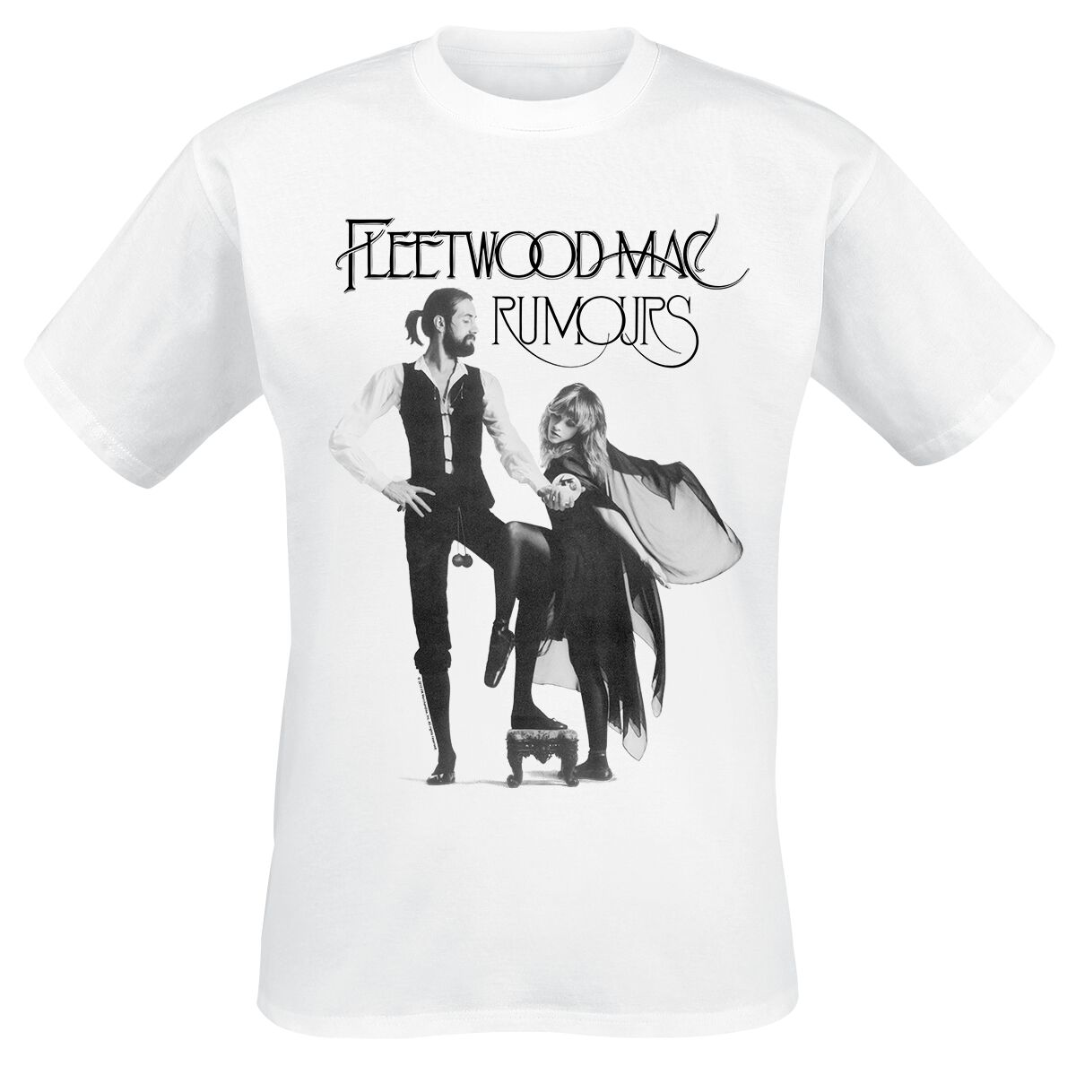T-Shirt Manches courtes  de Fleetwood Mac - Rumours - S à XXL - pour Homme - blanc - Fleetwood Mac