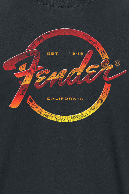 T-Shirt Manches courtes  de Fender - Est. 1945 - S à XXL - pour Homme - noir - Fender - View 2