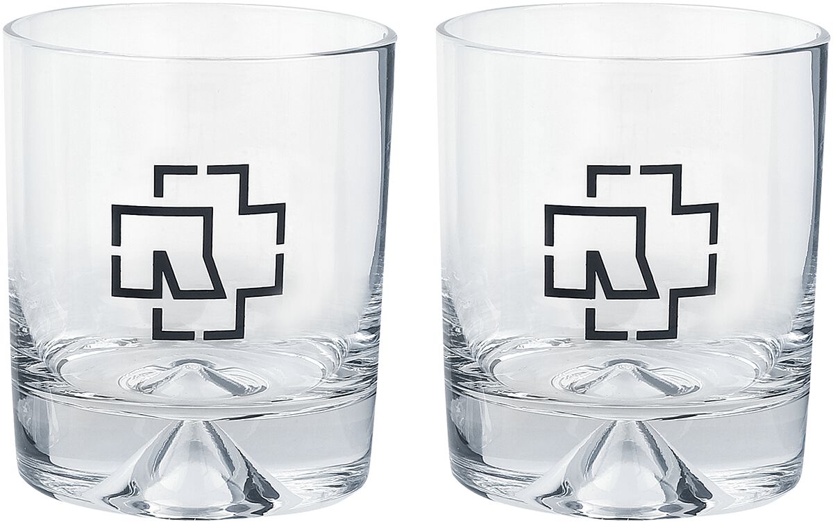 Verre à whisky  de Rammstein - Tumbler 2er Box - pour Unisexe - transparent - Rammstein