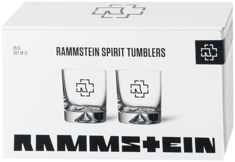 Verre à whisky  de Rammstein - Tumbler 2er Box - pour Unisexe - transparent - Rammstein - View 2