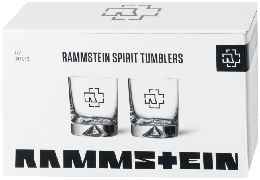 Verre à whisky  de Rammstein - Tumbler 2er Box - pour Unisexe - transparent - Rammstein - View 2