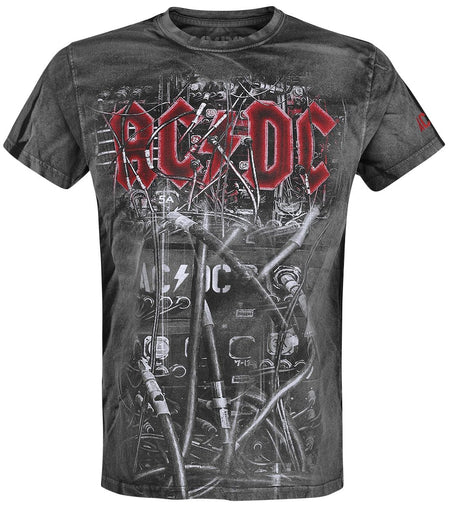 T-Shirt Manches courtes  de AC/DC - PWR Wires - S à 4XL - pour Homme - gris - AC/DC