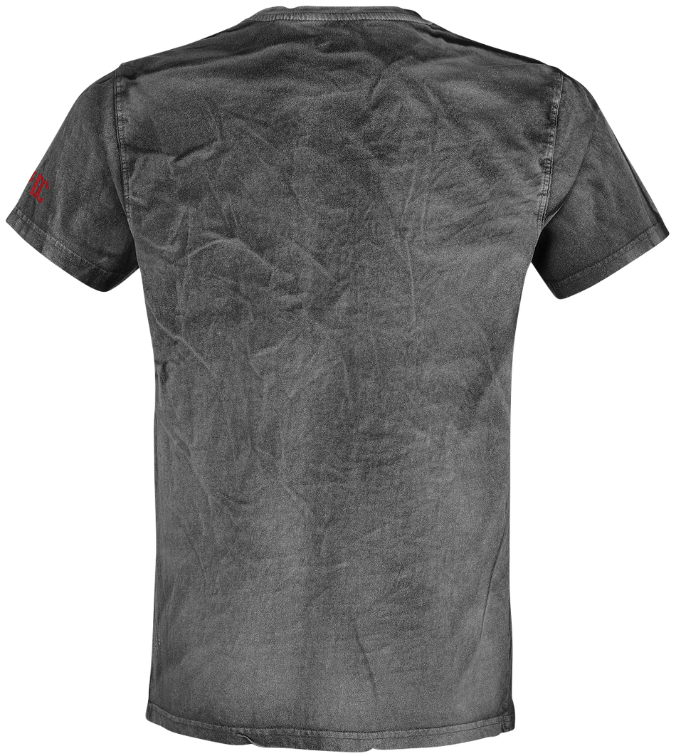 T-Shirt Manches courtes  de AC/DC - PWR Wires - S à 4XL - pour Homme - gris - AC/DC - View 2