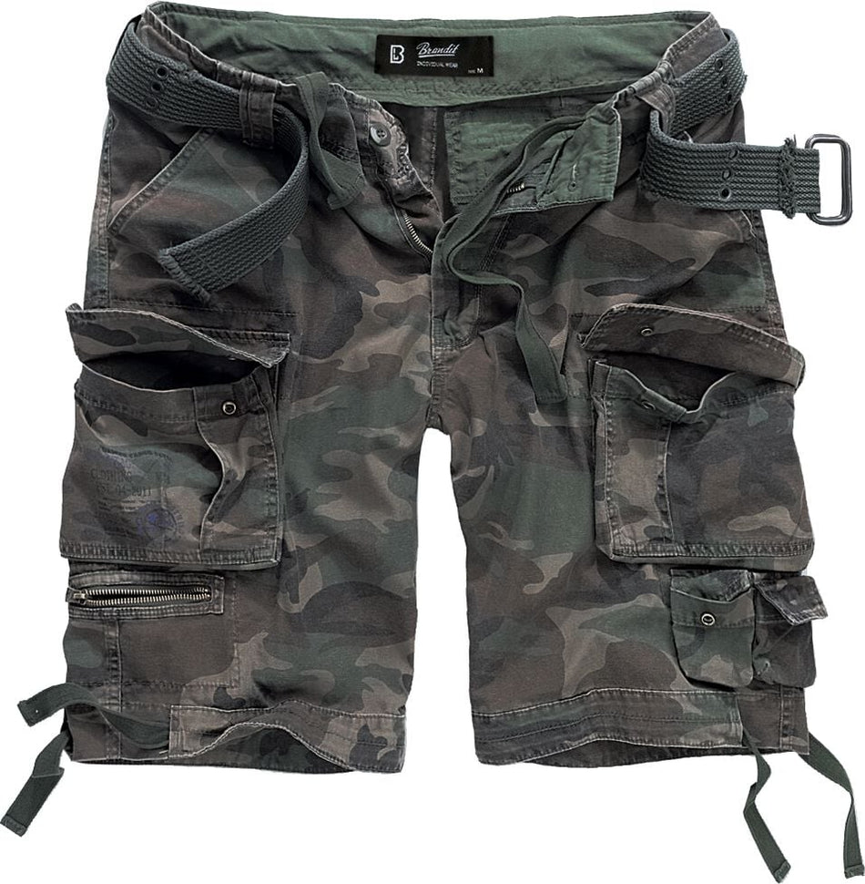 Short  de Brandit - Short Savage Vintage - S à 5XL - pour Homme - camouflage forêt - Brandit